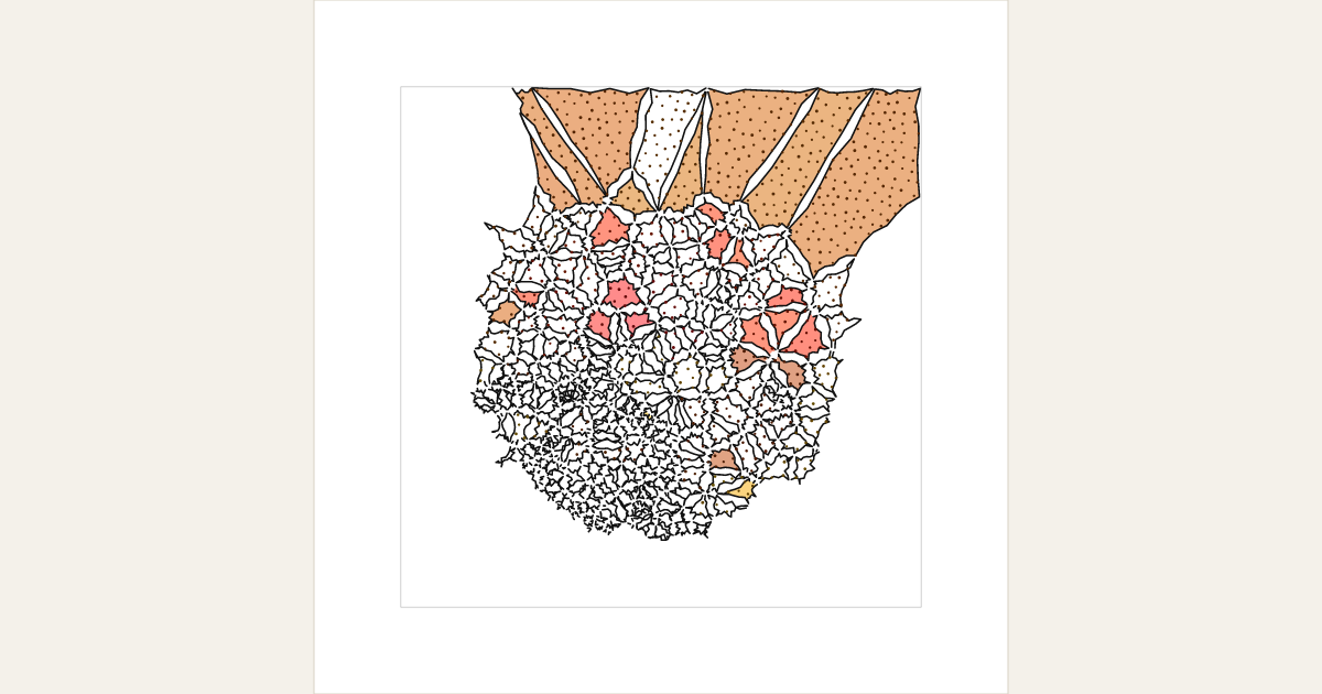 generative artwork grown from genome GNM-1783536857-1135 on gaogao