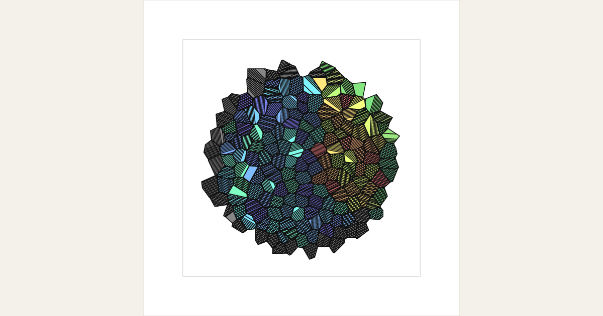 generative artwork grown from genome GNM-1783371923-6350 on gaogao